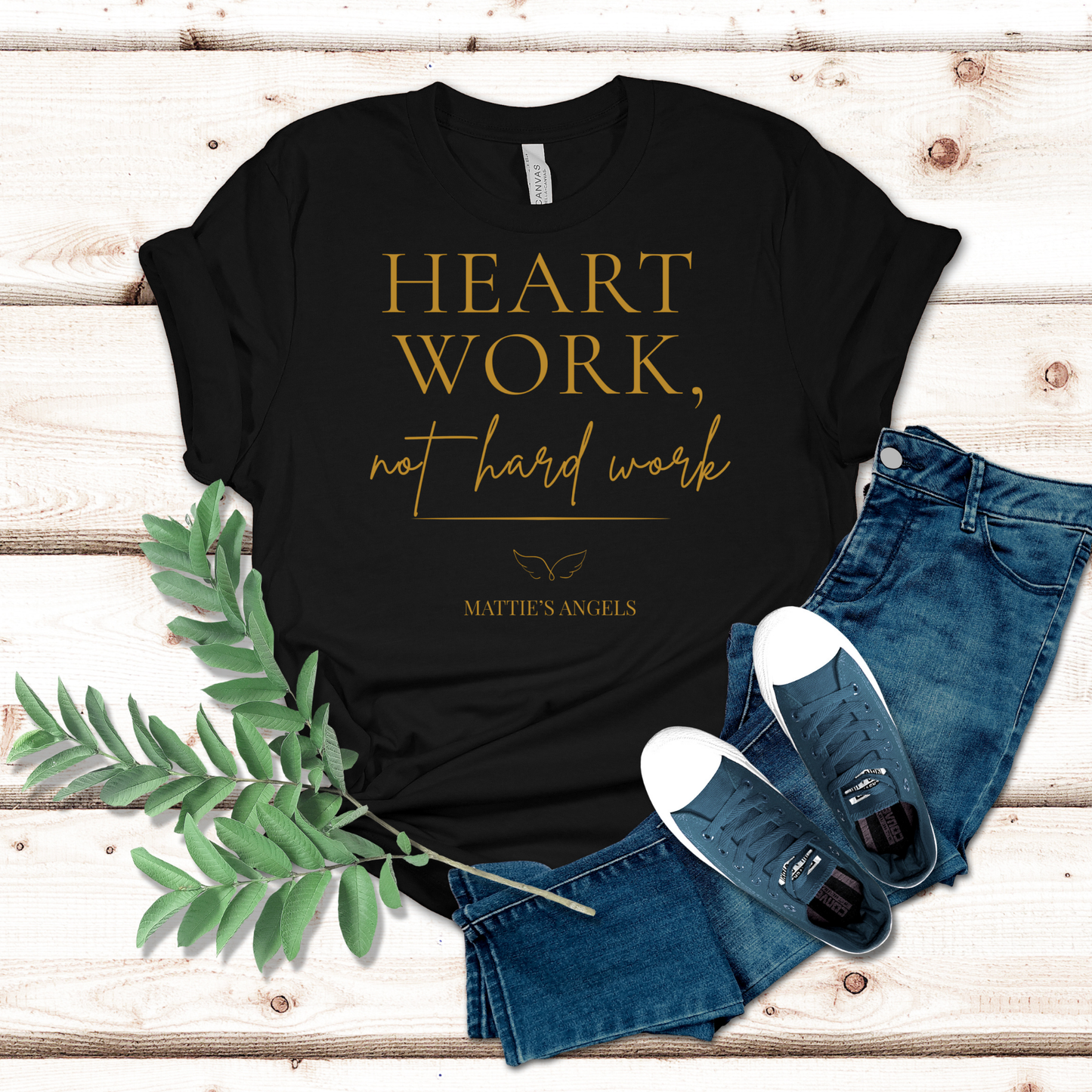 Heart Work, Not Hard Work Tee